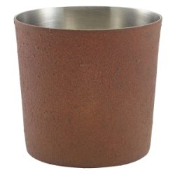 Rust Effect Serving Cup 8.5 x 8.5cm