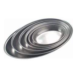 Stainless Steel Oval Vegetable Dish 20cm/8"