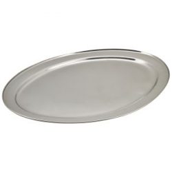 Stainless Steel Oval Flat 60cm/24"