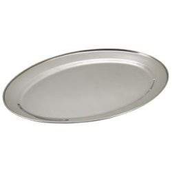 Stainless Steel Oval Flat 50cm/20"