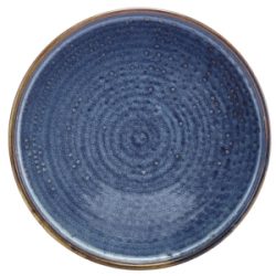 Terra Porcelain Aqua Blue Low Presentation Plate 21cm