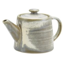 Terra Porcelain Matt Grey Teapot 50cl/17.6oz