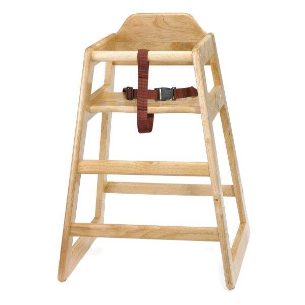 Natural High Chair Assembled