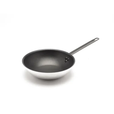 Non Stick Teflon Aluminium Flat Base Wok 30cm