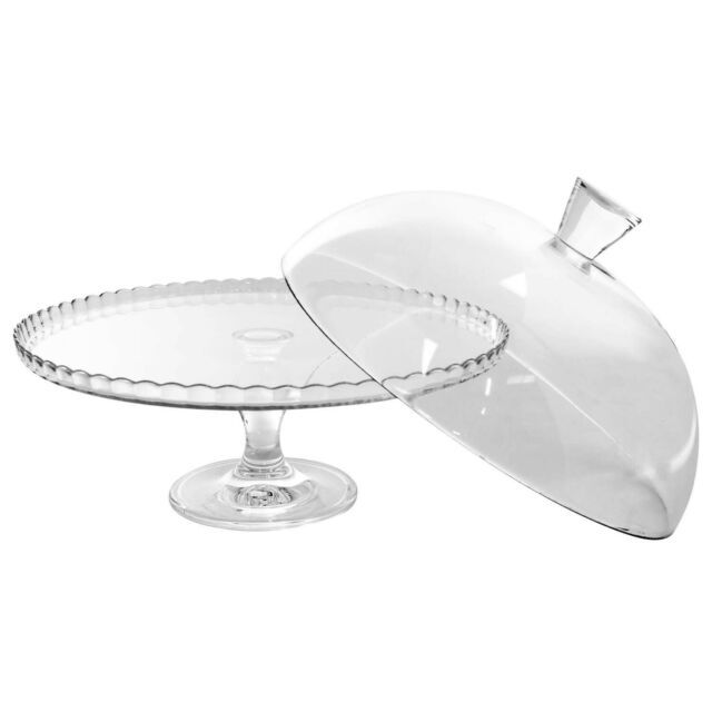 Patisseries Upturn Footed Plate and Dome Set