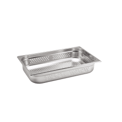 Perforated Stainless Steel Gastronorm Pan 1-1 - 100mm Deep