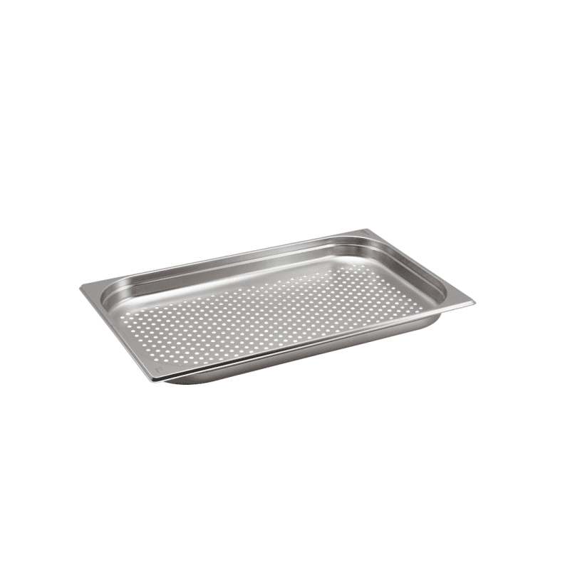 Perforated Stainless Steel Gastronorm Pan 1-1 - 40mm Deep