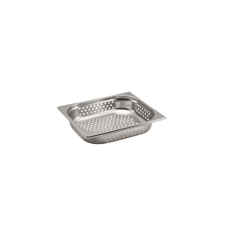 Perforated Stainless Steel Gastronorm Pan 1-2 - 65mm Deep