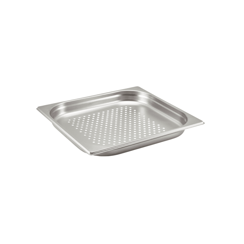 Perforated Stainless Steel Gastronorm Pan 2-3 - 40mm Deep