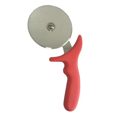 Pizza Cutter with Red Handle