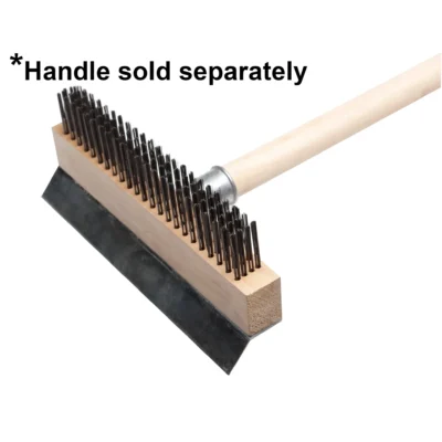 Pizza Oven Wire Brush With Scraper