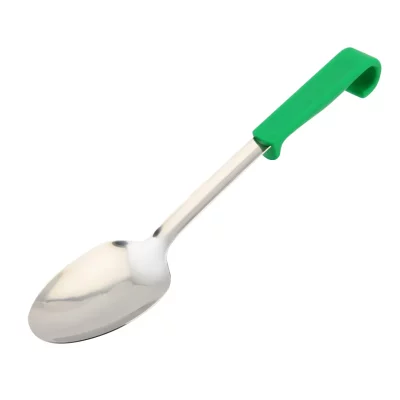 Plastic Handle Spoon Plain Green