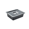 1/2 Polycarbonate Gastronorm Pan 100mm Black - Image 2