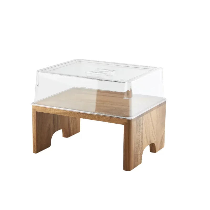 Acacia Wood GN Buffet Riser GN 1/4 10cm (H) - Image 2
