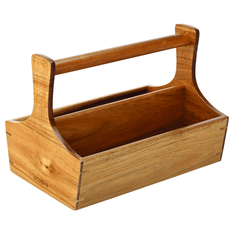 Rockport Acacia Condiment Crate