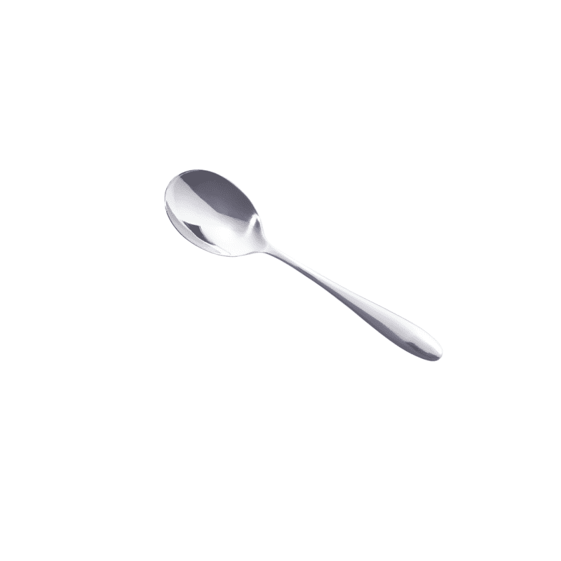 Saffron Dessert Spoon Angled View