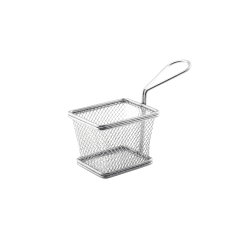 Serving Fry Basket Rectangular 10 X 8 X 7-5cm