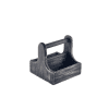 Small Black Wooden Table Caddy