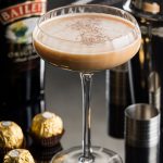 Society Coupe Glass with Baileys Lifestyle