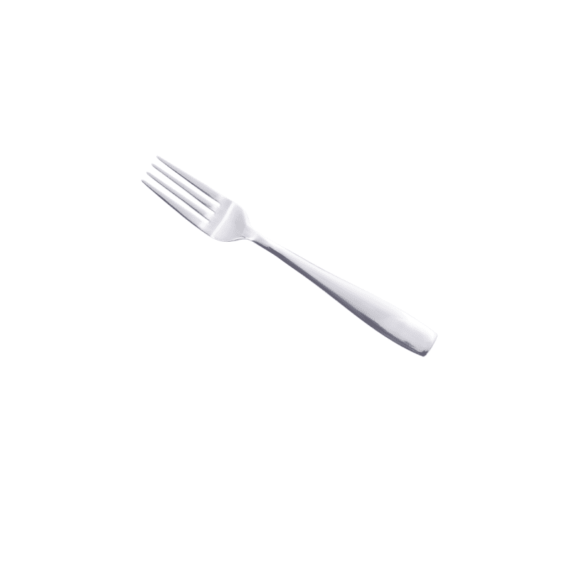 Square Dessert Fork Angled View