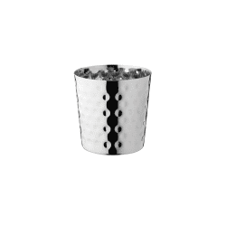 Stainless S Hammered Cup 3-5 Inch