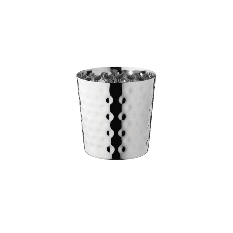 Stainless S Hammered Cup 3-5 Inch