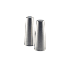 Stainless Steel Conical Salt and Pepper Set