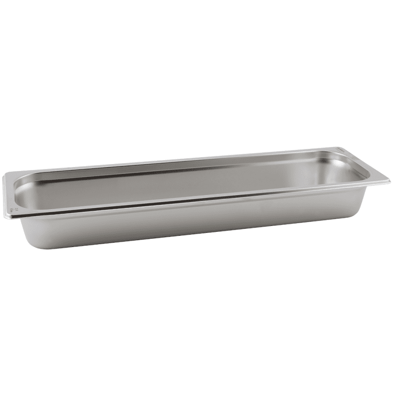 Stainless Steel Gastronorm Pan 2-4 - 65mm Deep