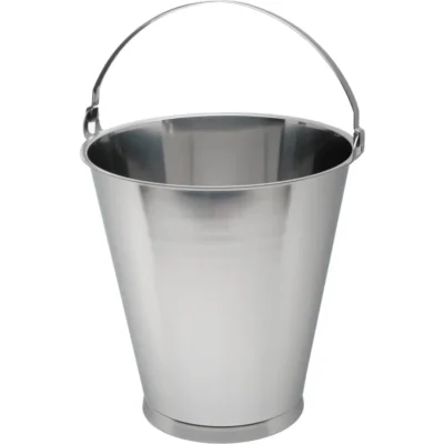 Stainless Steel Swedish Skirted Bucket 12L Graduated