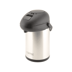 Stainless Steel Vacuum Pump Pot Inscribed Coffee with 2-5 litre capacity