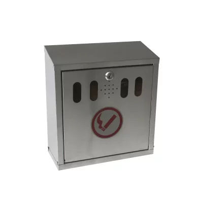Stainless Steel Wall Mounted Outdoor Ashtray