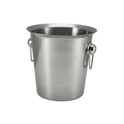 Stainless Steel Wine Bucket With Ring Handles