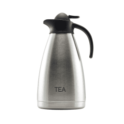 Tea Inscribed Stainless Steel Contemporary Vacuum Jug 2 Litre