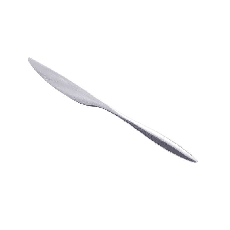 Teardrop Dessert Knife Angled View