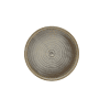 Terra Porcelain Matt Grey Low Presentation Plate 18cm