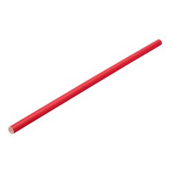 Paper Solid Red Straw 8" (20cm) Box of 250