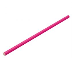 Paper Solid Pink Straw 8" (20cm) Box of 250