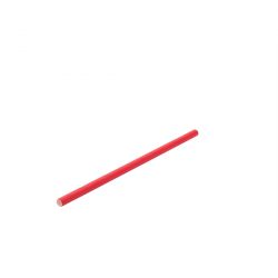 Paper Solid Red Cocktail Straw 5.5"(14cm) 5mm Bore
