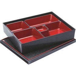 Bento Box 10.5 x 8.25" (27 x 21cm) 5 Compartment