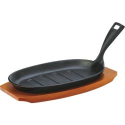 Sizzle Platter 9.5" (24cm) - with Wooden Base