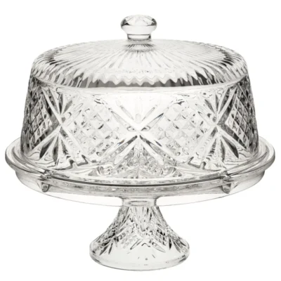 Vintage Cake Dome and Stand 12 Inch