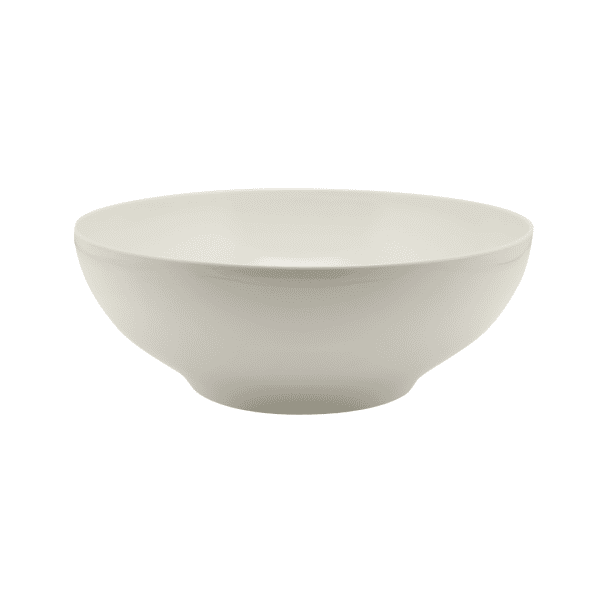 White Melamine Round Buffet Bowl 25-7cm