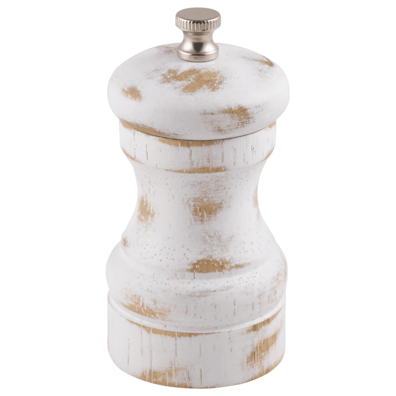 White Wash Salt - Pepper Grinder 10cm