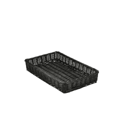 Wicker Display Basket Black 46 X 30 X 8cm