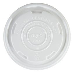 SMALL BIODEGRADABLE SOUP CONTAINER LIDS
