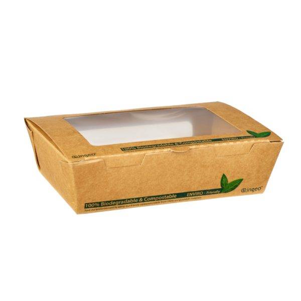 700ml Kraft Tuck Top Salad Box