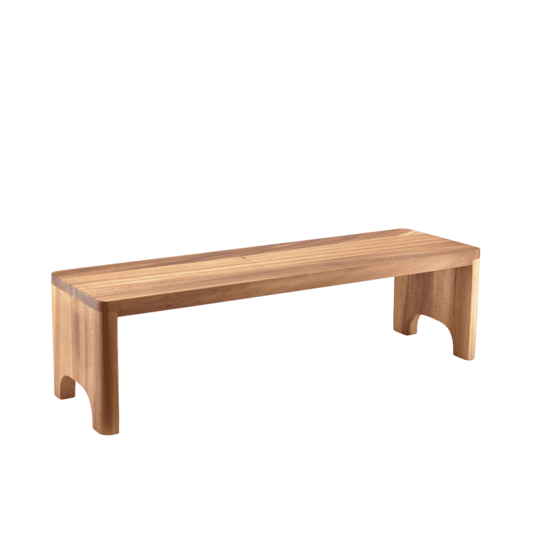 Acacia Wood GN Buffet Riser GN 2-4 15cm