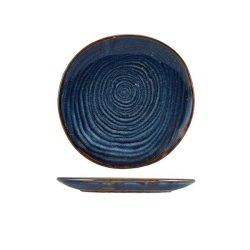 Aqua Blue Organic Plate 21cm