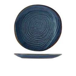 Aqua Blue Organic Plate 28-5cm