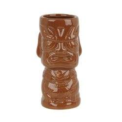 3407 Ceramic Molokai Tiki Mug 360ml Brown - 1